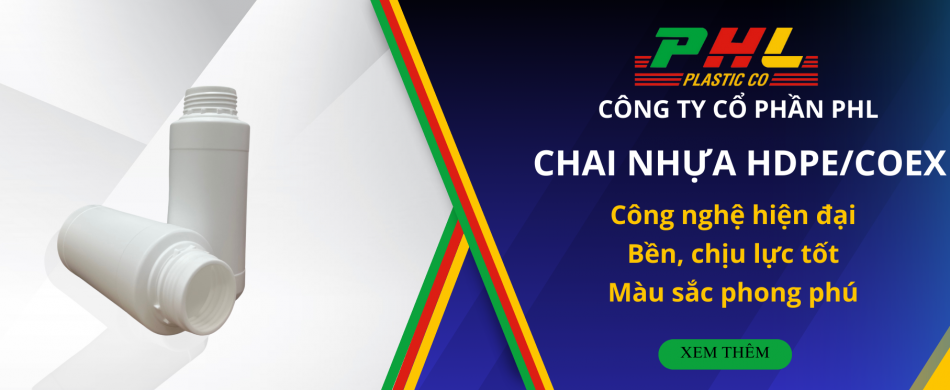 Chai nhựa HDPE/ 3 lớp
