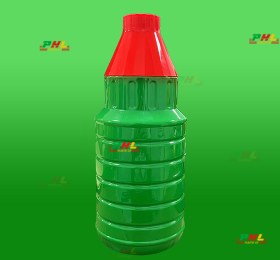 Chai Nhựa PET 1l (1000ml) Φ34mm Tròn Gân B40