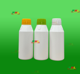 Chai Nhựa HDPE/PAPE/COEX 500ml ø43mm Ba Cạnh