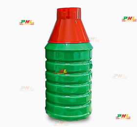 Chai Nhựa PET 450ml - 500ml ø34mm Tròn Gân Vai Xuôi Cao